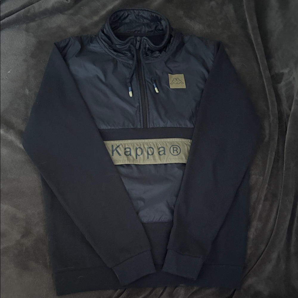 Kappa Navy and Dark Gray Pullover